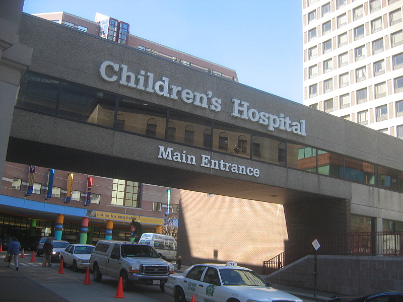 Boston Children's Hospital main entrance